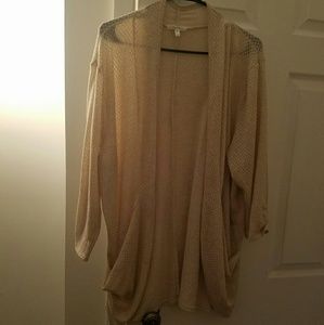 Oatmeal color cardigan